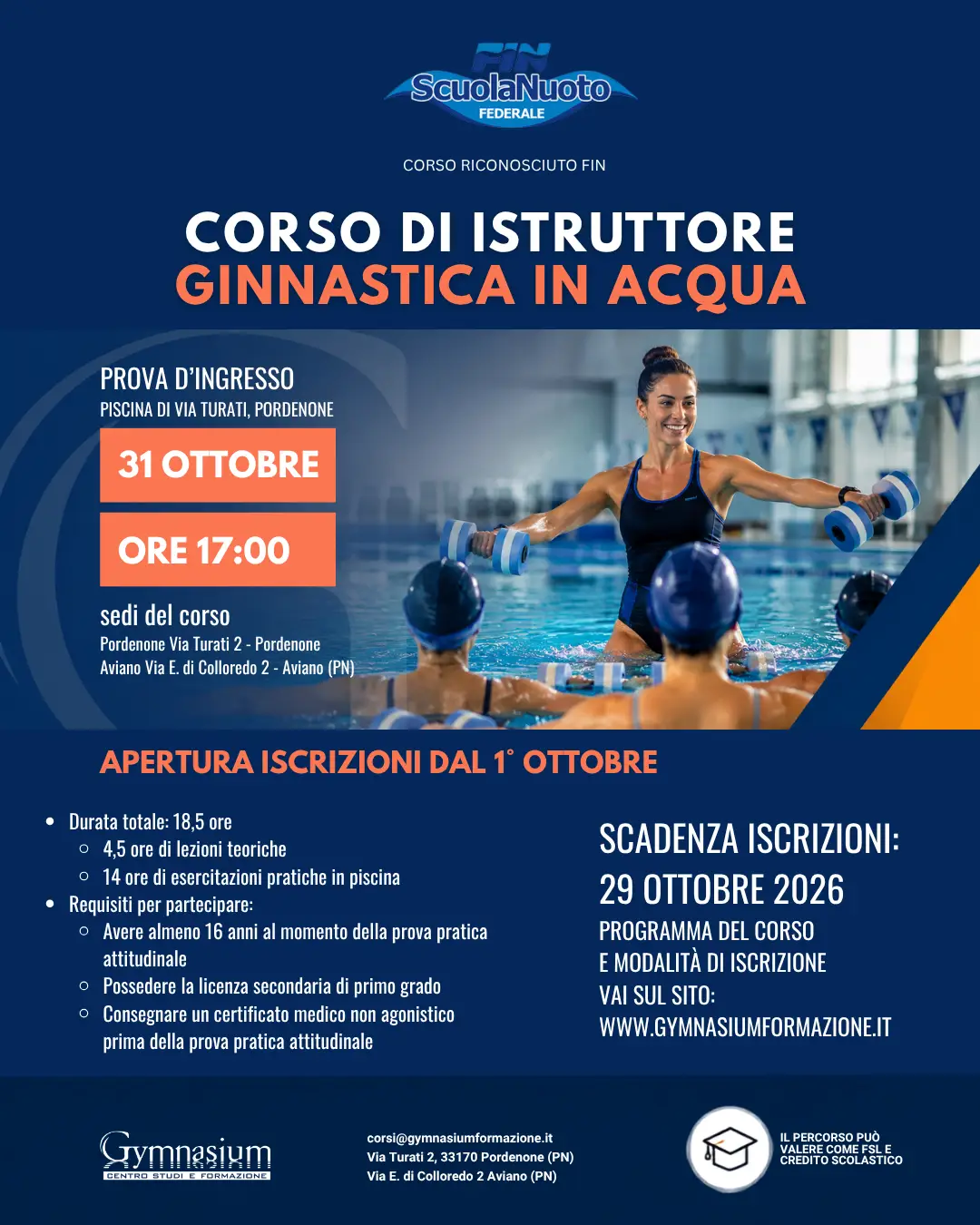 Corso IstruttoreginnasticaFin26 corso assistente bagnanti 2025